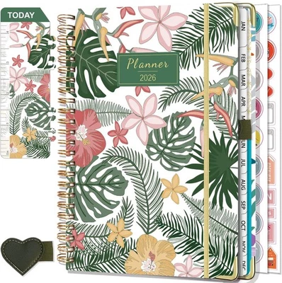 NEYSA Diary 2026 A5 Week to View Jan - Dec 2026 (12 Months) Spiral Bound Academ