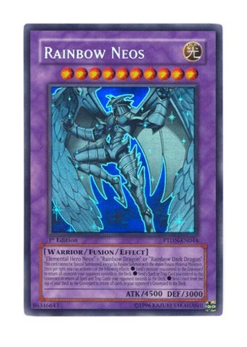 Moderately Played Rainbow Neos - PTDN-EN044 - Ghost Rare - 1st Edition - YuGiOh  - Image 1 of 1