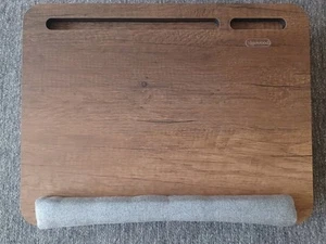 Vigo Wood Laptop Tray for Bed, Lap Desk, Laptop Stand and Phone Holder - Photo 1/7