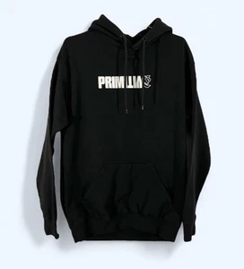 Primitive Skateboarding Mens Spell Out Logo Pullover Hoodie Black Sz LARGE - Picture 1 of 5