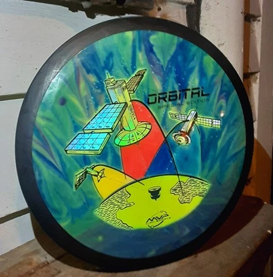 Used, Dyed Special Edition MVP Neutron Orbital.  174g. Very Light Ink inside rim - Image 1 of 2