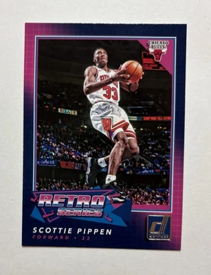 2017-18 Panini Donruss Retro Series Scottie Pippen #14 HOF - Image 1 of 2
