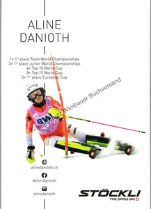 Autogrammkarte Aline Danioth Ski Danioth, Aline : - Bild 1 von 2