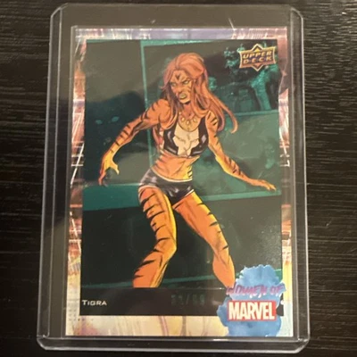 2024 Women of Marvel  Green FX  32/99 TIGRA #23 - Image 1 of 3