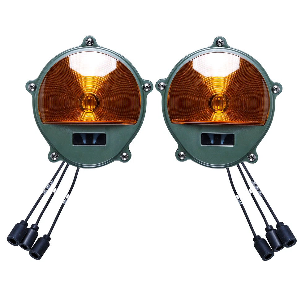 Nueva luz delantera compuesta ámbar 24V Humvee willys Jeep M151 A2 M35 11614156 Foto 1 de 4