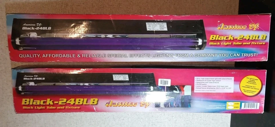 Lámpara American DJ BLACK-24BLB - Negra Nueva Caja Abierta Foto 1 de 1