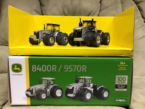 JOHN DEERE 8400R/9570R Silver 100 years 1/64 - Picture 1 of 2