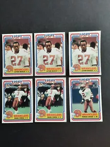 Cartes de football USFL 1984 Topps complétez votre set que vous choisissez dans la liste #1-132. - Photo 1 sur 111