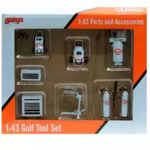 GMP 14313 – 1/43 Scale – Gulf Oil Shop Tool Set 1 - Diecast Replica - Bild 1 von 1