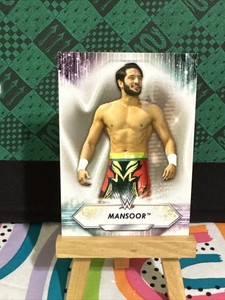 2021 Topps WWE Base Superstar Roster Card #118 Mansoor