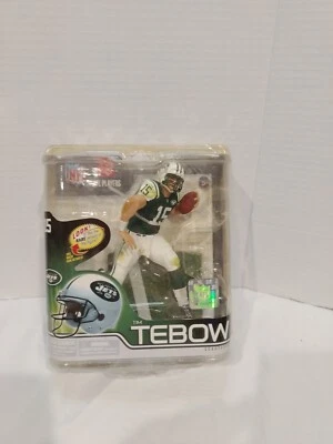 Estatuilla de fútbol americano de la NFL Tim Tebow New York Jets McFarlane de 6 pulgadas Foto 1 de 4