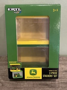 John Deere Ertl 2-Piece Stackers Set Display Cases For 1/64 Models - Picture 1 of 7