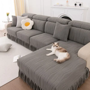 Stretch Couch Kissenbezüge weich individuell Sofa Sitz Schonbezüge 1 2 3 4 Sitzer - Bild 1 von 27