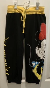 Disney Minnie Mouse Girls Drawstring Waist Knit Pants Small (3/5) Lightweight - Picture 1 of 7