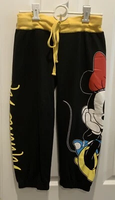 Pantalones tejidos cintura cordón Disney Minnie Mouse niñas pequeños (3/5) ligeros Foto 1 de 4