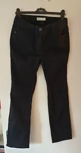 South Denim Jeans Damen Größe 12R Schwarz Pippa Gerades Bein Knopfleiste 4 Taschen - Bild 1 von 4