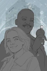 DOCTOR WHO FIFTEENTH DOCTOR #1 (OF 4) FOC ARTGERM B&W INK VI TITAN COMICS - Picture 1 of 1