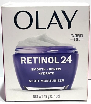 Olay Regenerist Retinol 24 Night Face Moisturizer - 1.7oz FRAGRANCE FREE  (NEW) - Image 1 of 4