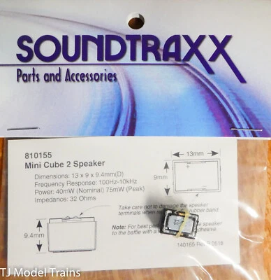 Soundtraxx #810155 Mini Cube 2 Speaker (NEW) - Image 1 of 2