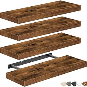 QEEIG Estantes Flotantes Baño Estante Dormitorio Cocina Granja Pequeño Libro Sh... - Imagen 1 de 9