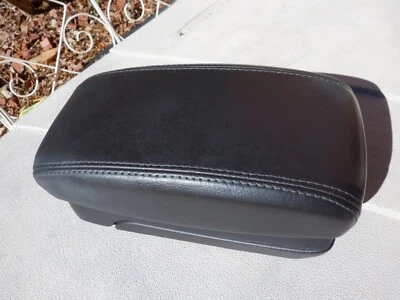 Jaguar X-Type 2002-2008 cuero consola central reposabrazos deslizante tapa cubierta negra Foto 1 de 4