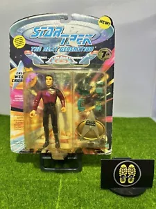 Wesley Crusher ENSIGN Rare Figure Star Trek Next Gen Playmates 1994 New Sealed - Picture 1 of 3