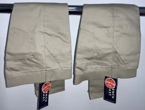 All New (2 Pairs of Khaki Pants) Girls/kids size: 6 - CLEARANCE last chance - Picture 1 of 7