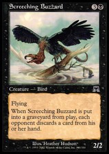 Magic the Gathering MTG Screeching Buzzard (165) Onslaught   NM