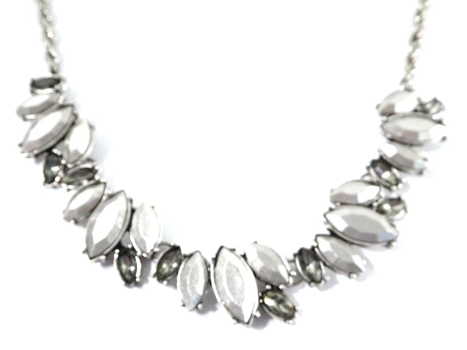 Ann Taylor Loft Womens Matt Crystal Teardrop Short Necklace 44.50