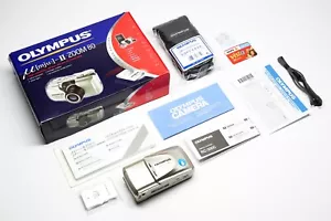 Cámara fotográfica compacta Olympus MJU II Zoom 80 35 mm para apuntar y disparar + IMPRESIONANTE EN CAJA + - Imagen 1 de 24