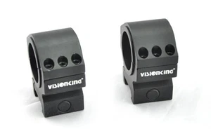 Visionking 25.4 + 30 Anillos de Montaje 21 Visor Bajo 6061 Stark Picatinny - Imagen 1 de 4