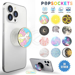 Genuine Popsockets Swappable PopGrip Universal Mobile Tablet Holder Stand Mount