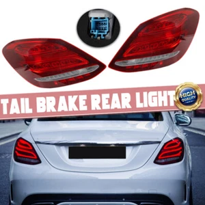 Luces traseras LED izquierda+derecha luces de freno traseras para Mercedes-Benz clase C~ W205 15~18 - Imagen 1 de 12