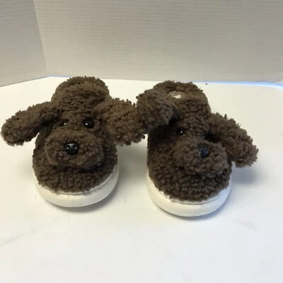 Zapatillas de interior para perrito de piel sintética marrón talla US 8 sin marca para mujer Foto 1 de 4