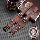 24mm Watch Band Brown Strap Wrist For FOSSIL JR1157 JR1156 Genuine Leather