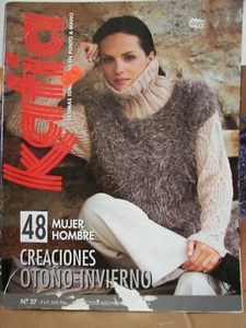 Katia ~ No 37 ~ Fashions for Men & Women ~ Knitting Pattern Book Only - Picture 1 of 2