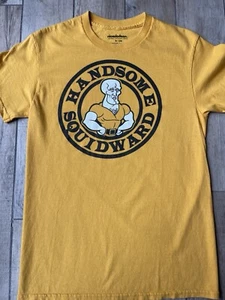 Nickelodeon Squidward  T-Shirt Men’s S Color Yellow Short Sleeve’s Round Neck - Picture 1 of 6