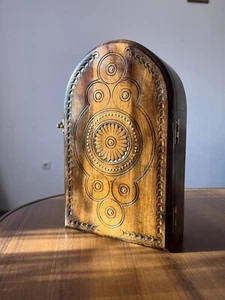 Key box. Key holder. Key holder box. Key organizer. Key cabinet. Wooden key box. - Picture 1 of 4