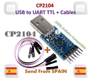 CP2104 USB to TTL UART 6PIN Connector Module Serial Converter for Arduino - Imagen 1 de 7