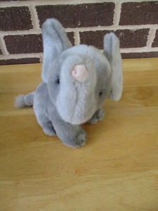 Russ / Yomiko Classics Elephant Gray 10" Long Plush # 35661 - Picture 1 of 4