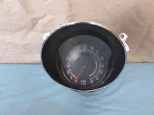 ✅ 72-74 Chevy Corvette С3 Instrument Tachometer Cluster Dash RPM X100 70 MPH OEM - Picture 1 of 6