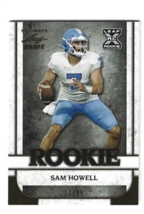 2022 Leaf Ultimate Draft Rookie Exclusive Sam Howell Gold # 16 17/99 - Picture 1 of 1