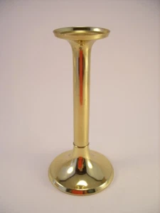 ANTICO PORTACANDELA IN OTTONE HARNISCH GRUNDLAGT 1842 COPENHAGEN - Picture 1 of 1