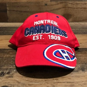 Montreal Canadiens Mütze Strapback Cap Herren blau NHL Hockey EST 1909 Freizeit - LESEN - Bild 1 von 10