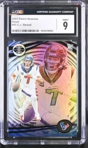 2023 Panini Illusions Retail CJ Stroud #43 Rookie RC Texans CGC GRADED 9 - Bild 1 von 2