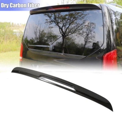 Alerón de techo trasero de carbono seco para Mercedes Benz Clase V W447 V250 2018-2019 - Imagen 1 de 4