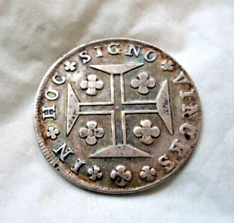 Portugal 1816 Silver 400 Reis Coin Cover