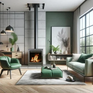 MULTIFUEL STOVE 5KW CAST IRON LOG LARGE WOOD BURNER ECO DESIGN - Picture 1 of 7