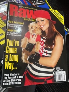 WWF WWE RAW Magazine OCTOBER 2003 LITA ( Variant 4 of 4 ) + Poster - Picture 1 of 7