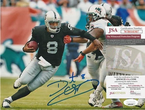 DAUNTE CULPEPPER OAKLAND RAIDERS JSA acción autenticada firmada 8x10 - Imagen 1 de 1